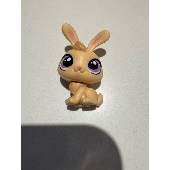 Littlest Pet Shop LPS‎ #245 Popper Tan Brown Bunny Rabbit Figure Toy Collectible - Picture 1 of 5
